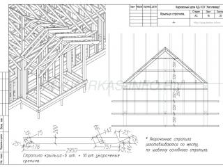 Проект 1-этажного каркасного дома. Лист 19
